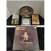 Image 1 : Numbered Limited Edition Lion Collector Plate with stand + 2 Born Free Books + LP