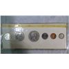 Image 2 : CANADA 1958 MINT SET SILVER (NOT 1 & 5 CENT  COINS) UNCIRCULATED