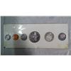 Image 2 : CANADA 1960 MINT SET SILVER (NOT 1 & 5 CENT COINS) UNCIRCULATED