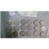Image 1 : CANADA 18-SILVER 25 CENT COINS, 3-EDWARD VII,15-GEORGE V DATES UNKNOWN