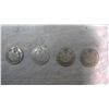 Image 2 : CANADA 4-SILVER 10 CENT COINS: 1919,1931,1932,1933 GEORGE V