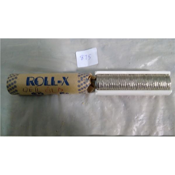 CANADA ELIZABETH II 5 CENT COINS NOT SILVER  PRE 1970 DATES 2 ROLLS $ 4.00