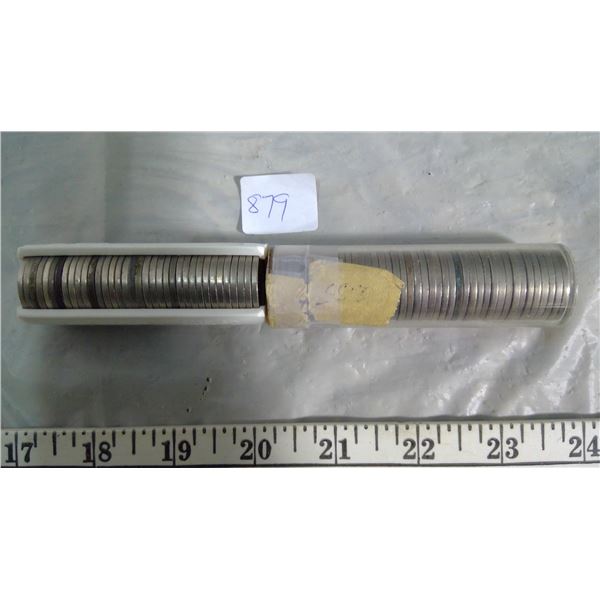 USA 5 CENT COINS VARIOUS DATES PRE 1975  2 ROLLS  $4.00