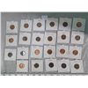 Image 1 : CANADA 23 ELIZABETH II & GEORGE VI ONE CENT COINS IN VERY GOOD LUSTRE
