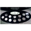 Image 1 : CANADA 2000 MILLENNIUM SILVER 25 CENT COINS