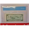 Image 2 : 1954 Canadian $1.00 One dollar bill - CCCS graded UNC-65 Gem Uncirculated