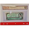 Image 1 : 1967 Canadian $1.00 One dollar bill - BCS graded Choice UNC 62