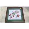 Image 3 : 2 humming bird cross stitch pictures 12"x12"