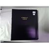 Image 1 : Black Currency Book w/ 20 Sheets for Bills/Notes 8x9"