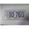 Image 1 : 1959 Sask Black/White License Plate