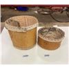 Image 1 : 2 Birch Bark Baskets - Hand Crafted