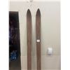 Image 2 : Pair of Vintage Wooden Skis 83" Long