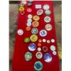 Image 1 : Lof of Prince Albert Winter Festival Buttons 37pc. 60's, 70's, 80's, 90's