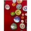 Image 5 : Lof of Prince Albert Winter Festival Buttons 37pc. 60's, 70's, 80's, 90's