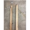 Image 3 : 2 Wooden Plow Handles - NOS - Never Used 56" Long Oak