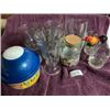 Image 1 : LOT OF 8 GLASSES, CANDLE HOLDERS, PEPSI VANILLA SUNDAE GLASS