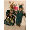 Image 1 : LOT OF VINTAGE PORCELAIN BUNNY FAMILY