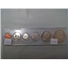 Image 1 : 1964 Set 1¢, 5¢, 10¢, 50¢ Coins UNC