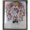 Image 1 : Framed NHL 1998 Team Canada Poster - 19" x 15.5"