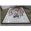 Image 2 : Framed NHL 1998 Team Canada Poster - 19" x 15.5"