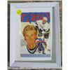 Image 1 : Framed Gretzky Picture - 7" x 9"