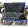 Image 1 : Blue Steamer Trunk - 15" x 28" x 10"