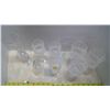 Image 2 : Box of crystal wine glasses, bell, vase