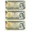 Image 1 : 3 x CAN One Dollar Bills $1 - 1973