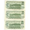 Image 2 : 3 x CAN One Dollar Bills $1 - 1973