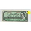 Image 1 : 1 x CAN One Dollar Bills $1 - 1954