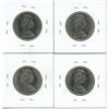 Image 2 : 4 x CAN Fifty Cent ($0.50) Coins - '68','69,'70,'71