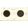 Image 1 : 2 x 1876 CAN One Cent ($0.01) Coins - HOLED