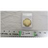 Image 1 : 2021 50 dollars "fine gold" 1oz Coin in case (magnetic - not genuine)