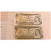 Image 2 : (2) 1973 Canadian 1 Dollar Bills