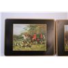 Image 2 : Set of 4 Foxhunt placemats with cork backing made in England 5” high