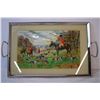 Image 2 : Foxhunt TV serving tray - glass top