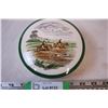 Image 2 : spode China Foxhunt Trinket Container with lid 5 1/2” diameter has gone away secenes from George Wri