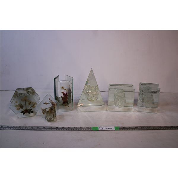 Glass Candle Holders