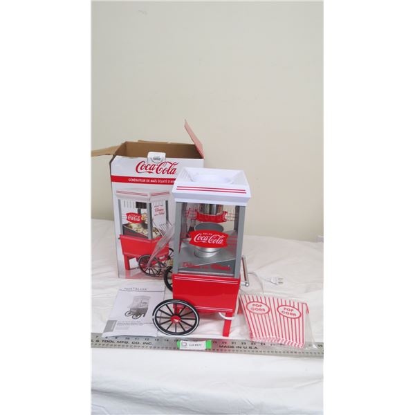 Coca Cola Hot Air popcorn maker - working