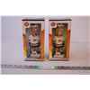 Image 1 : (2) NHLPA Hand Painted Bobble head - Lemieux + Yzerman