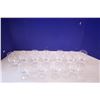 Image 3 : Polka dot textured wine glasses 11 pieces