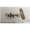 Image 2 : Vintage glass door knobs, door hardware