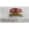 Image 1 : Enamel Curved Danger High Voltage sign - 7x9.5