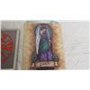 Image 3 : Painted tile wall hanger with abstract art