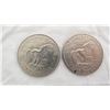 Image 3 : (2) 1972 US One Dollar coins