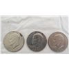 Image 2 : (3) 1977 US One Dollar coins
