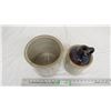 Image 2 : Stoneware crock (hairline cracks) Stoneware Jug (chipped)