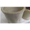 Image 4 : Stoneware crock (hairline cracks) Stoneware Jug (chipped)