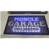 Image 4 : Muscle garage LED wall decor - working - 10x19