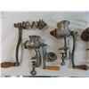 Image 3 : (4) vintage meat grinders, Climax, Bolinders, Spong, national